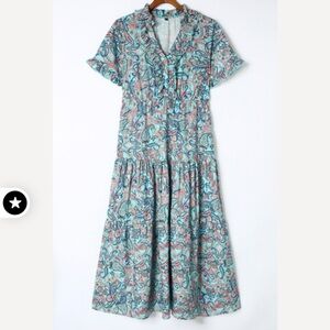 Floral Print Midi Dress